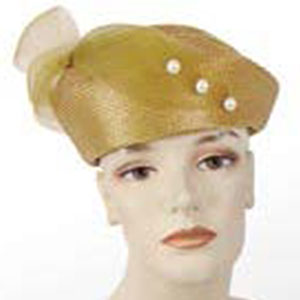 Royal Cocktail Hat 1241-GLD