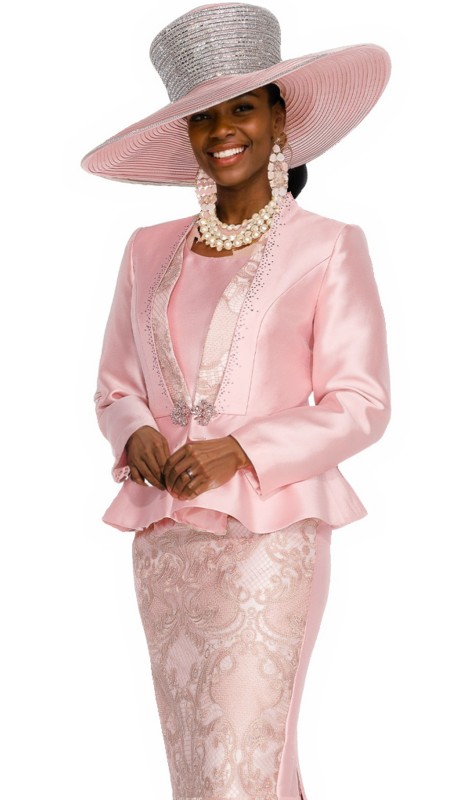 Champagne Italy 6201-QO Church Suit