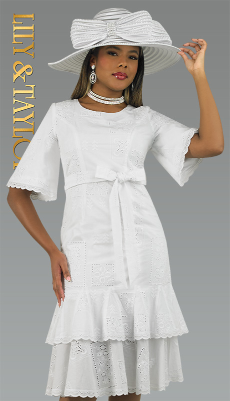 Lily And Taylor 4991-WHT