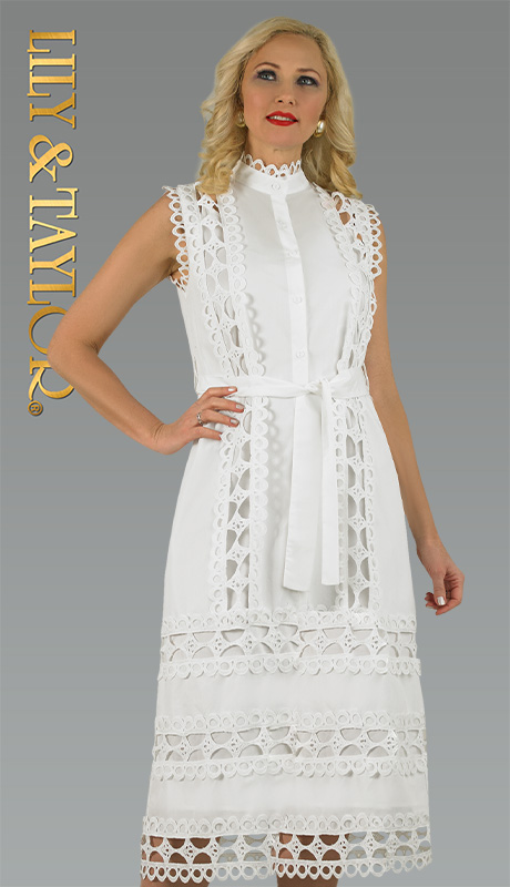 Lily And Taylor 5039-WHT