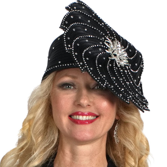 Lily and Taylor HAT H131-BLK