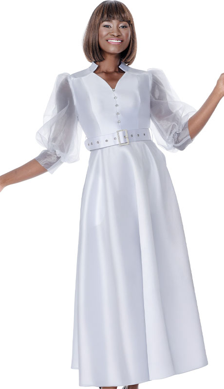 Terramina 7033-WHT Church Dress