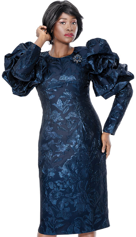 Terramina 7325-NVY Church Dress