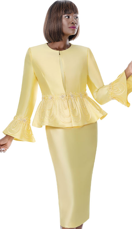 Terramina 7862-YLW Church Suit
