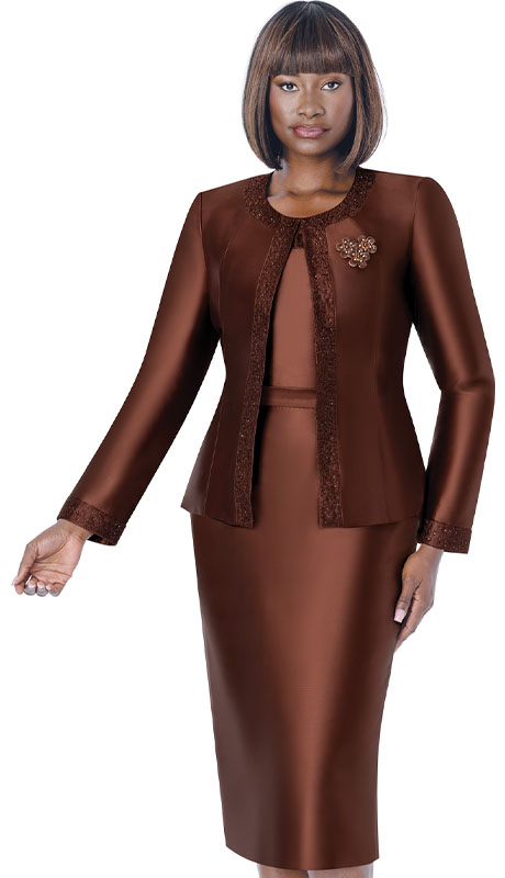 Terramina 7637-BRN Church Suit