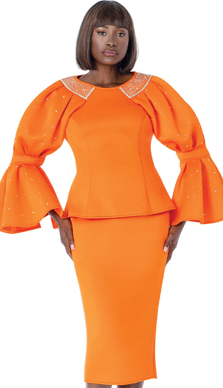 Terramina 7348-ORG Church Suit