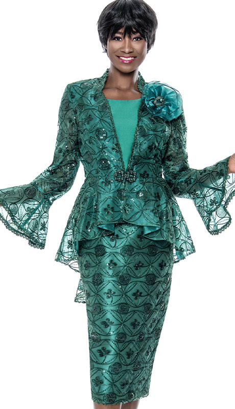Terramina 7184-EMR Church Suit