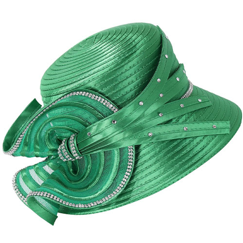 Giovanna HR1058-EMR Church Hat