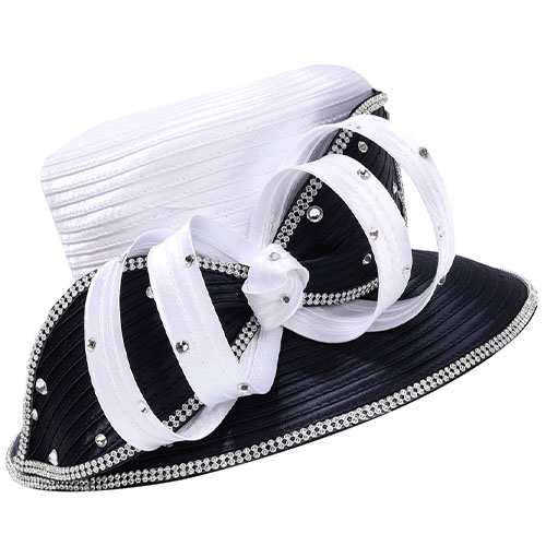 Giovanna HR1061-WWN Church Hat