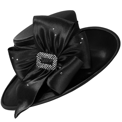 Giovanna HG1103-BLK Church Hat