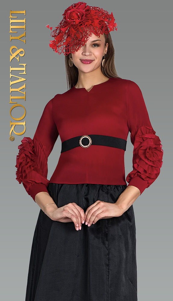 Lily and Taylor 5207-RED