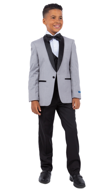PERRY ELLIS BOYS Suit-PBT283-05-LIGHT-GRY