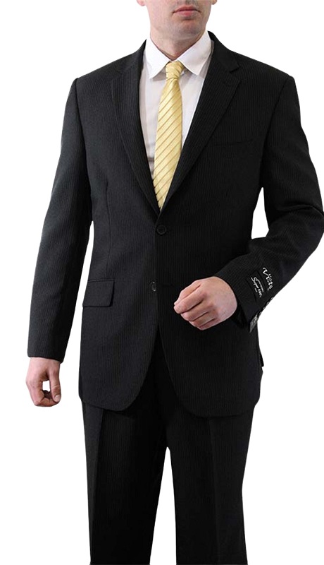  Tazzio Mens Suit M162-01-BLACK-GREY