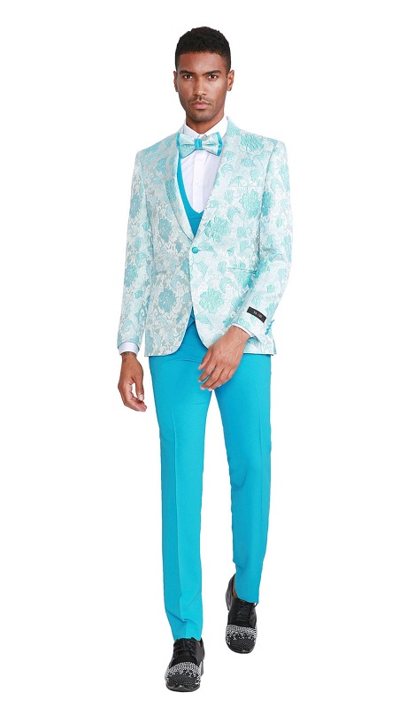 Tazzio Mens Suit M306SK-01-SKY