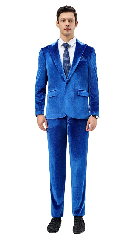 Tazzio Mens Suit M425SK-03-ROYAL