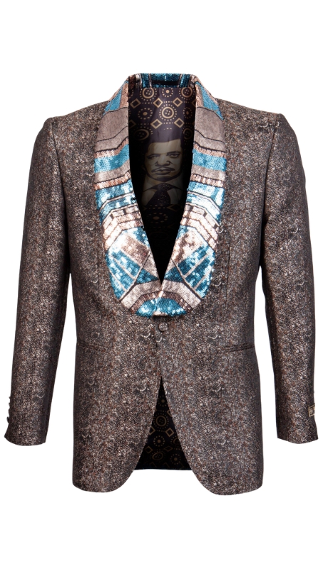  Empire Mens Sports Coat ME321H-BROWN