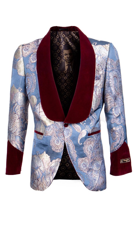 Empire Mens Sports Coat ME322H RED/SIL