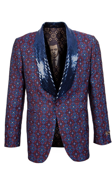 Empire Mens Sports Coat ME323H-BURG