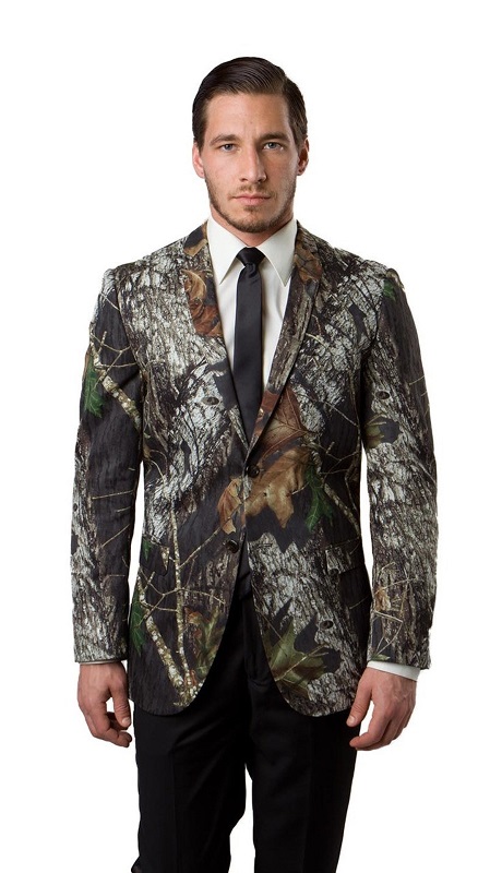 Tazzio Mens Sports Coat MJ151S-BRN/GRN
