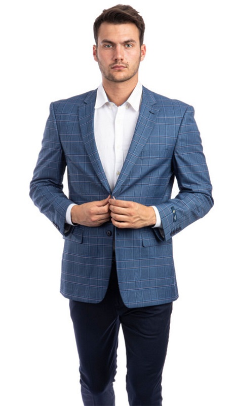  Empire Mens Sports Coat MJ295-01-BLUE