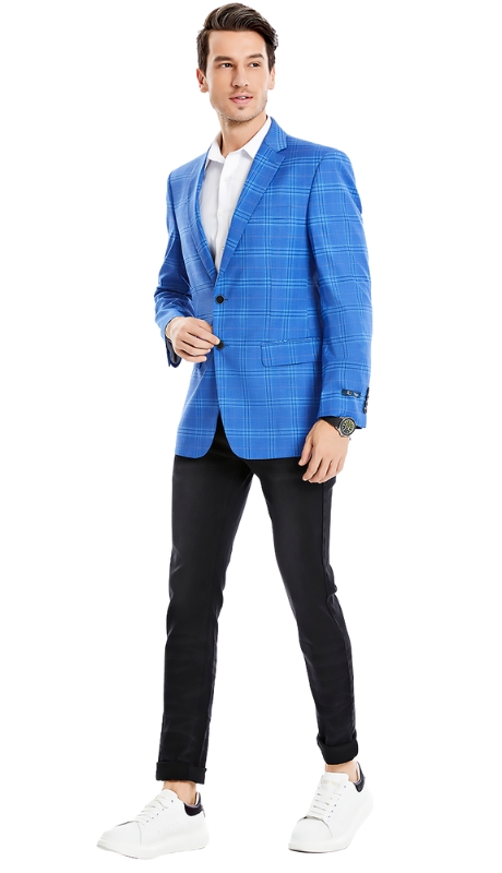  Empire Mens Sports Coat MJ357-01-BLUE