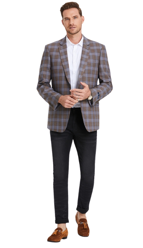  Empire Mens Sports Coat MJ369-03-CAMEL