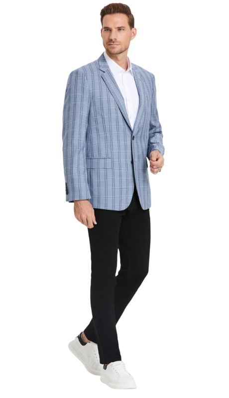 Empire Mens Sports Coat MJ370-01-BLUE