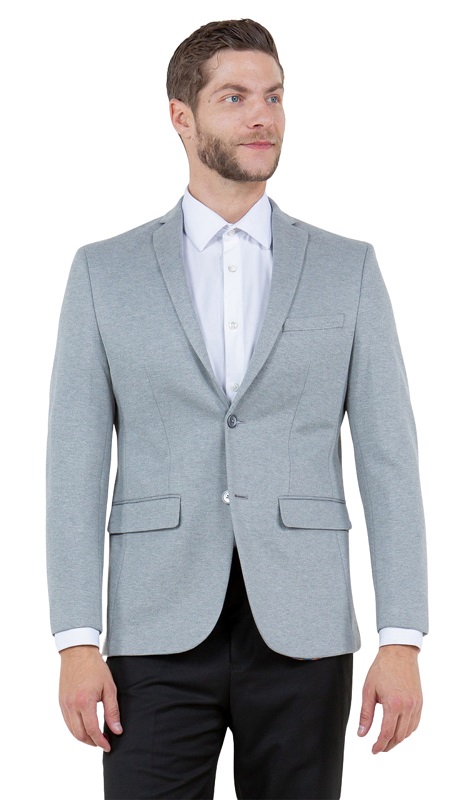 ZeGarie Mens Sports Coat MJ378S-03-GRAY