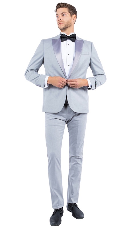 ZeGarie Mens Sports Coat MJT365-04-Light Grey