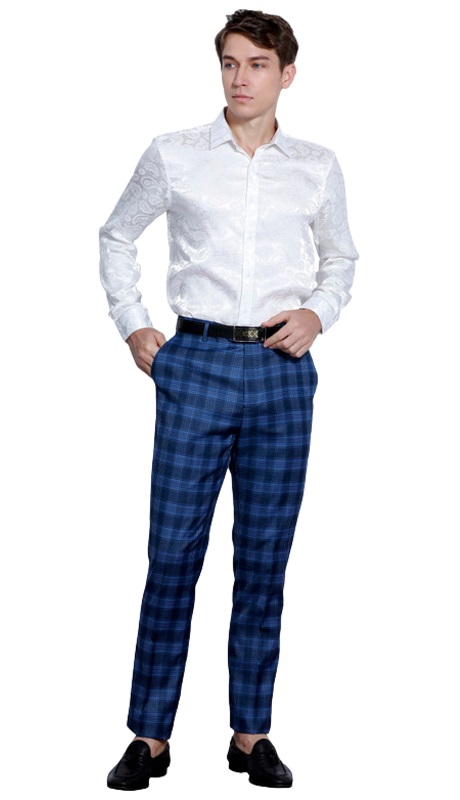 Tazzio Mens Pants-MP111SK-03-BLUE