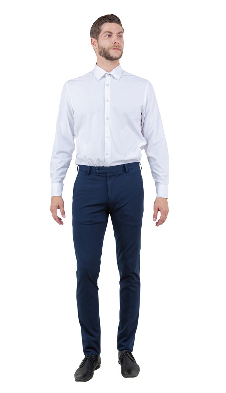 Zegarie  Mens Pants-MP120S-02-NAVY BLUE