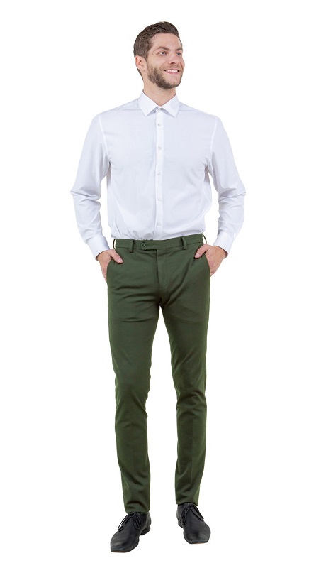  Zegarie Mens Pants-MP120S-04-BOTTLE GREEN