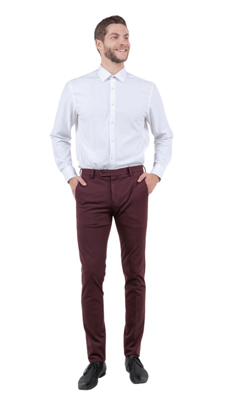  Zegarie Mens Pants-MP120S-06-BURGANDY