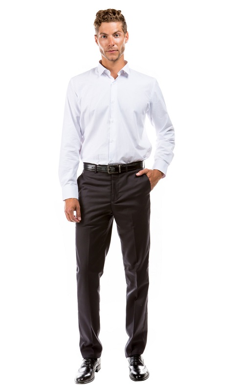 Azzuro Dress Pant MP276S-09-CHARCOAL-GRY