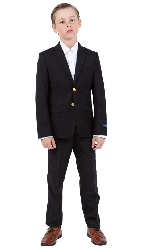  PERRY ELLIS BOYS-PBJ200-01-BLACK