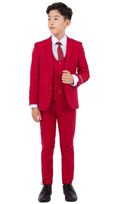 Stacy Adams Boys Suit-SB282-10-RED