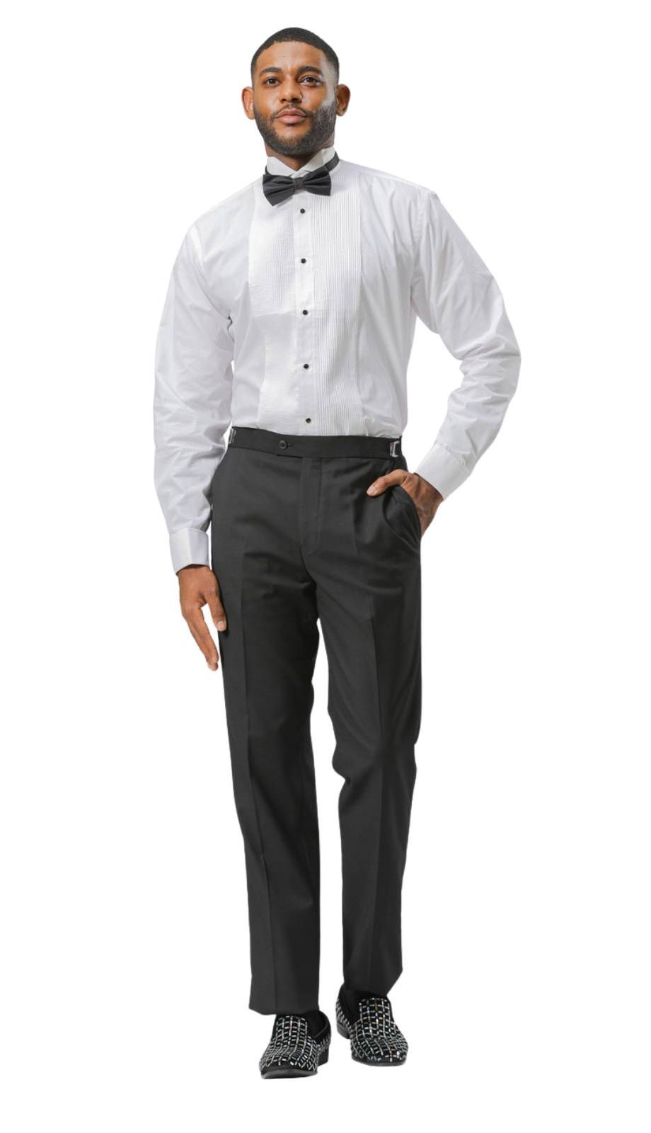 Stacy Adams SMP282H1-01-BLK Mens Suit