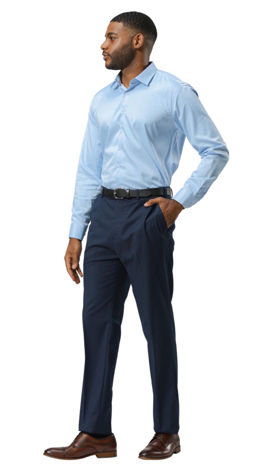 Stacy Adams SMP282H1-02-NAVY Mens Suit