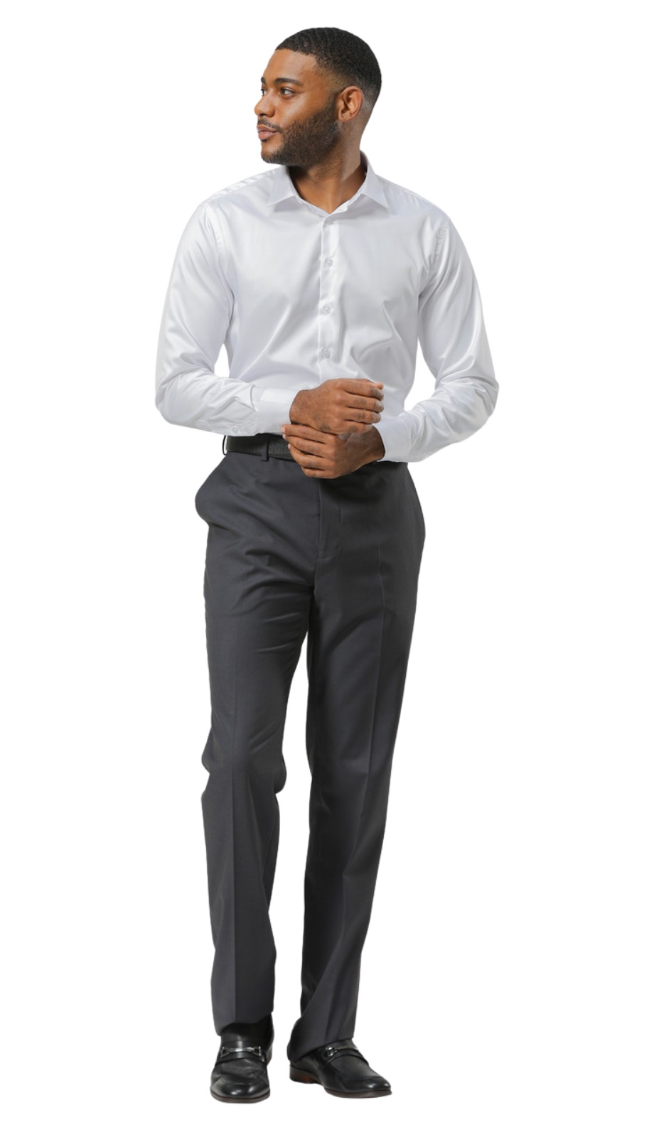 Stacy Adams SMP282H1-03-CHAR-GRY Mens Suit