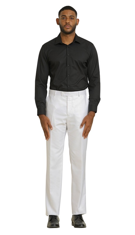 Stacy Adams Mens Pants SMP282H1-08-WHT 