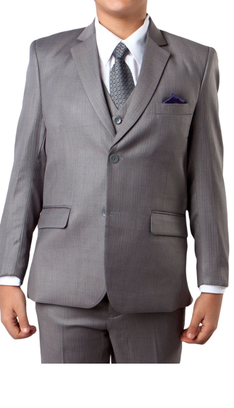 Tazzio Boys Suit B348-03-LIGHT-GRY