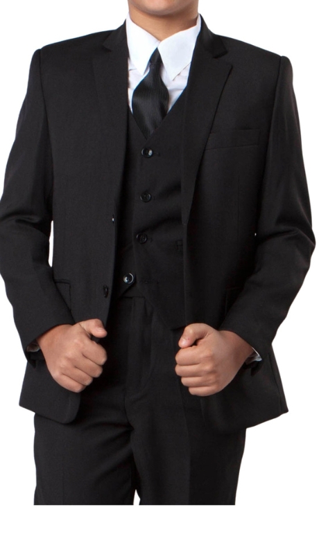 Tazzio Boys Suit B347H-01-BLK