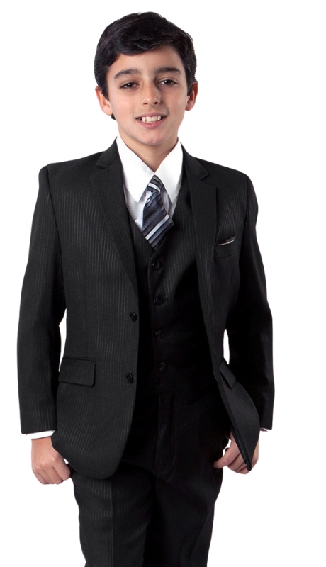 Tazzio Boys Suit B348-01-BLK
