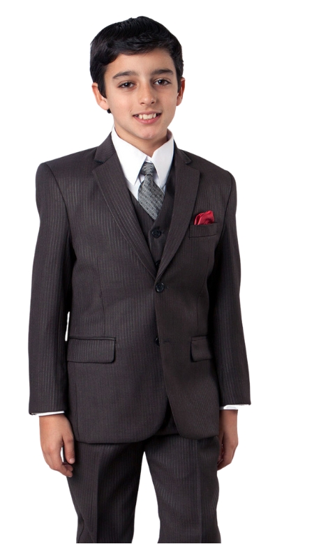 Tazzio Boys Suit B348-02-DARK-SLATE