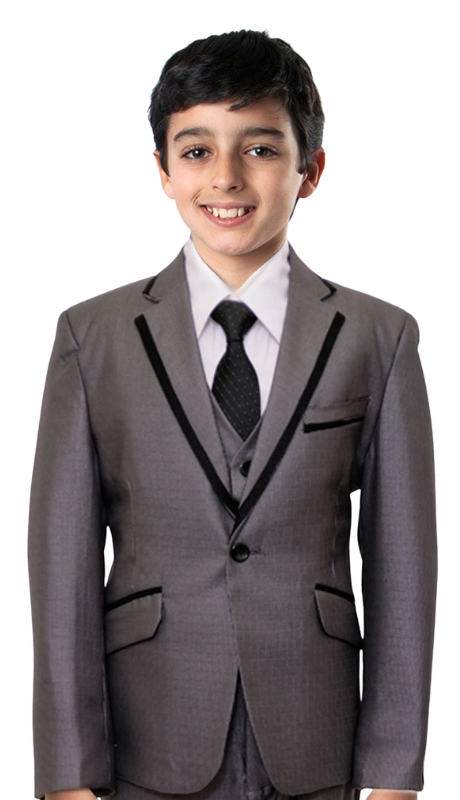 Tazzio Boys Suit B351-02-GRY