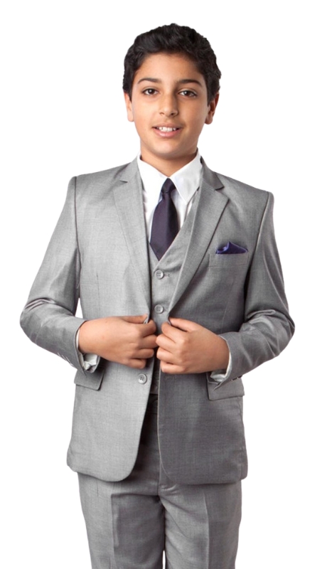 Tazzio Boys Suit B354-02-LT-GRY