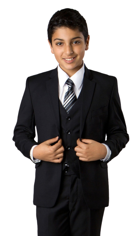Tazzio Boys Suit B358-01-BLK