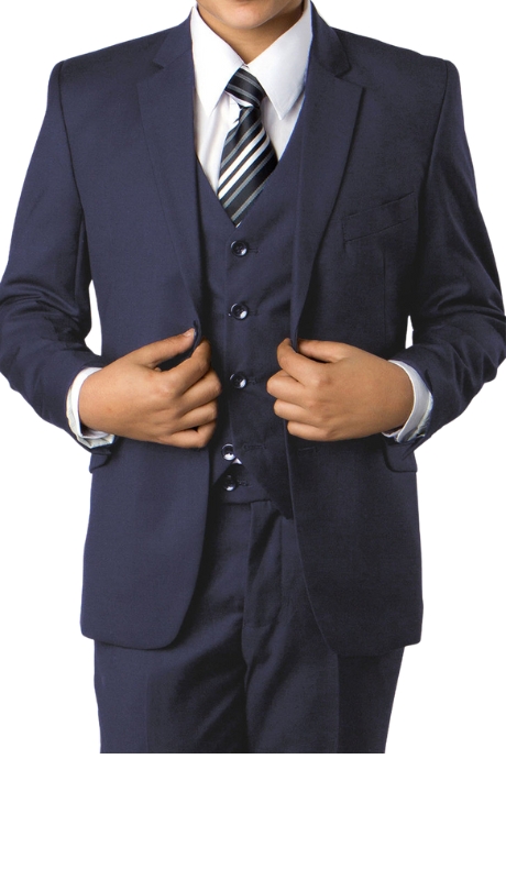 Tazzio Boys Suit B358-02-NAVY