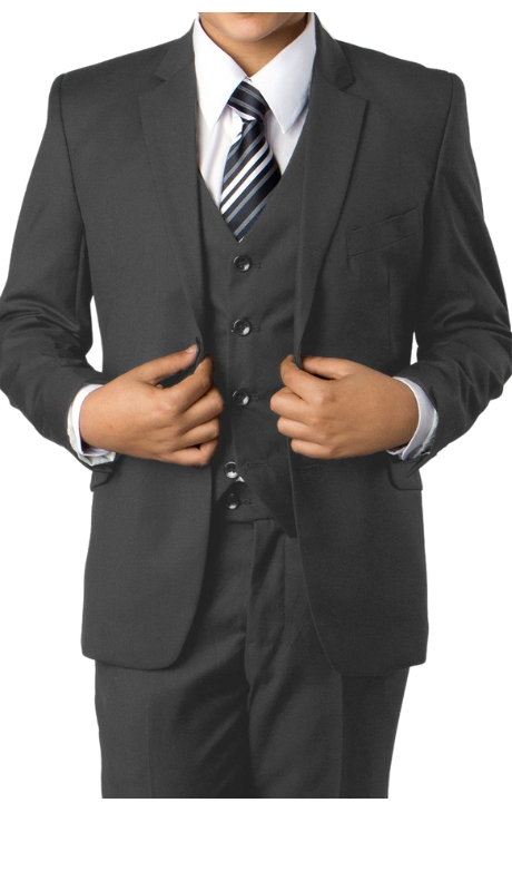 Tazzio Boys Suit B358-03-GRY