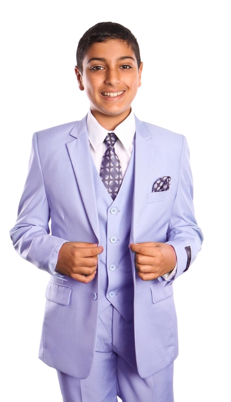 Tazzio Boys Suit B363-01-SKY-BLUE